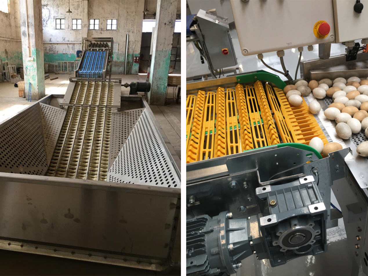 Left: Steel-concrete structure pressure and temperature control high-efficiency curing room (front and side) Right: PLC control system